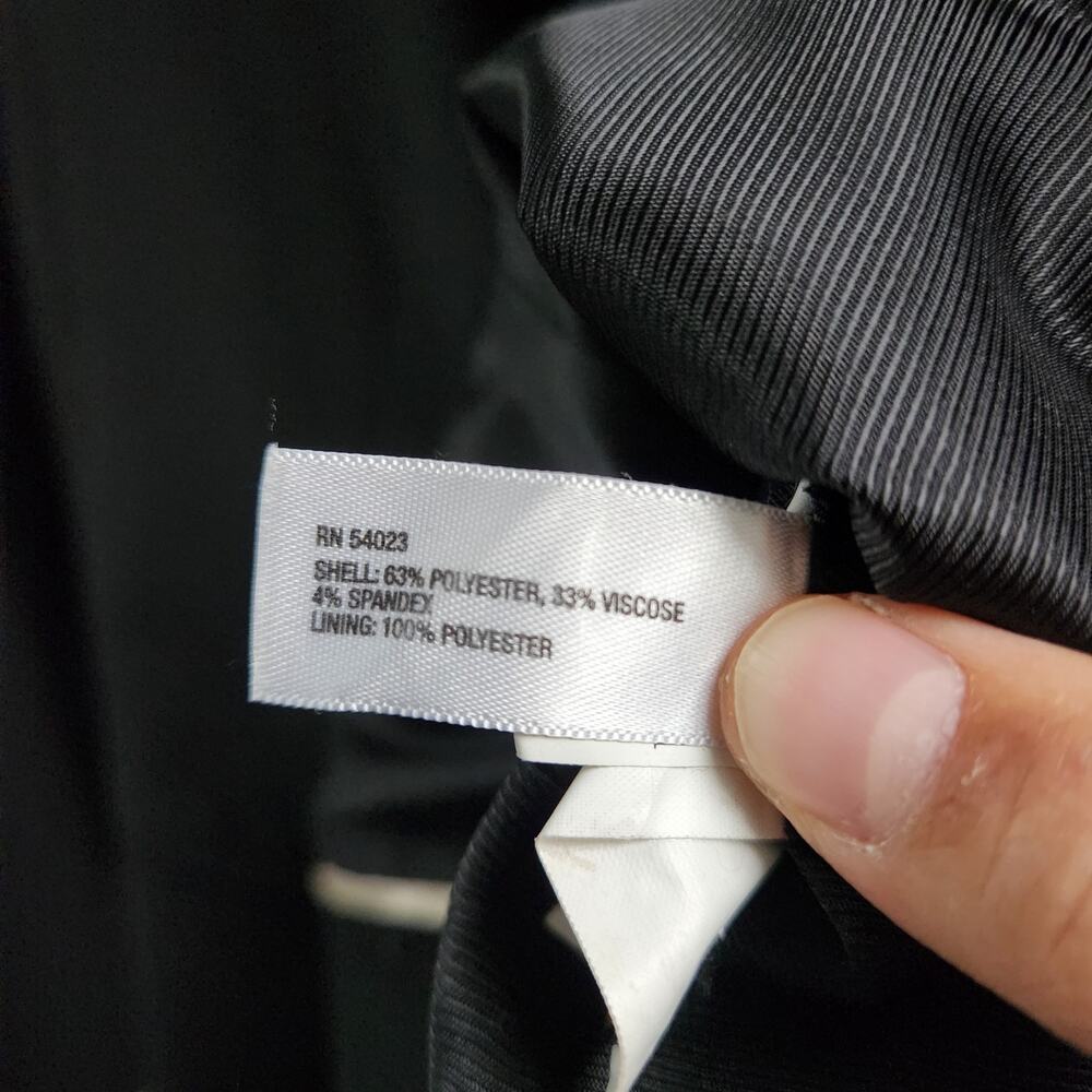 Gap Basic Black Blazer Suit Jacket With Pockets - image 7